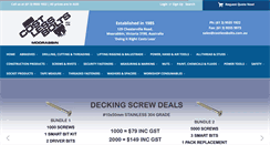 Desktop Screenshot of costlessbolts.com.au